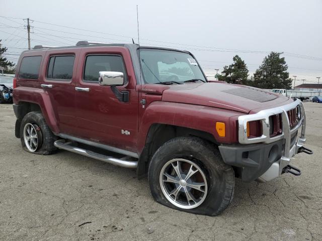 5GTEN13E888156152 - 2008 HUMMER H3 RED photo 4