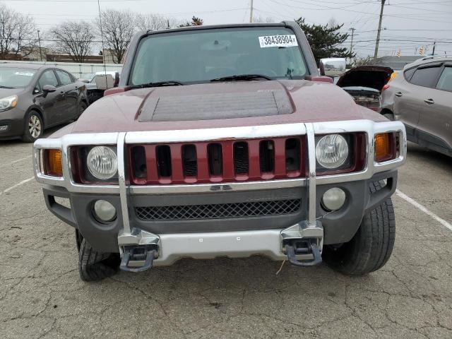 5GTEN13E888156152 - 2008 HUMMER H3 RED photo 5