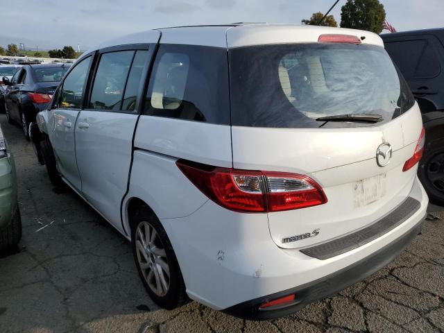 JM1CW2BL9D0162245 - 2013 MAZDA 5 WHITE photo 2