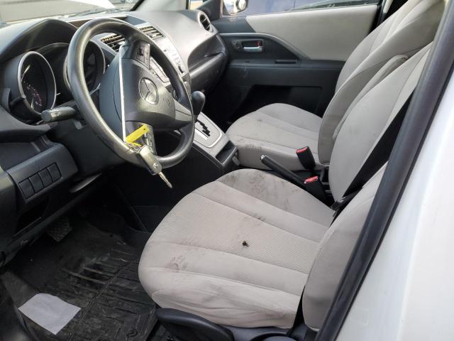 JM1CW2BL9D0162245 - 2013 MAZDA 5 WHITE photo 7