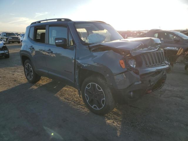 ZACCJBCB9HPG51295 - 2017 JEEP RENEGADE TRAILHAWK GRAY photo 4