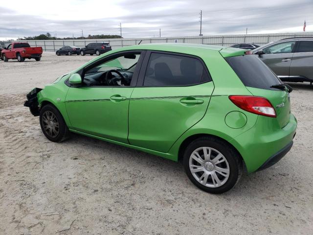 JM1DE1KY3D0169236 - 2013 MAZDA MAZDA2 GREEN photo 2