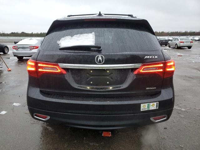 5FRYD4H67FB012582 - 2015 ACURA MDX TECHNOLOGY BLACK photo 6