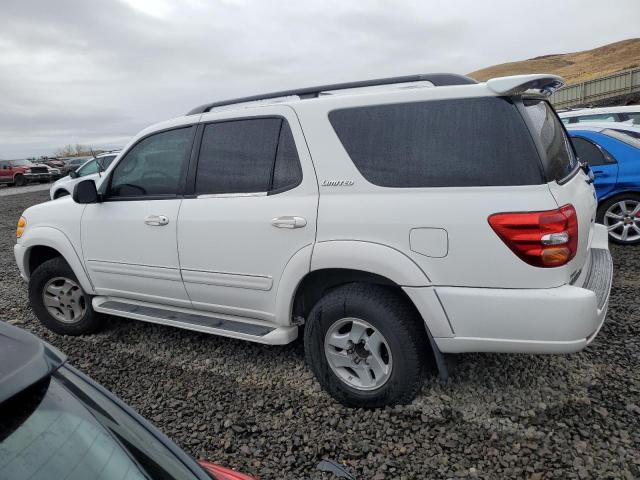 5TDBT48A72S074486 - 2002 TOYOTA SEQUOIA LIMITED WHITE photo 2