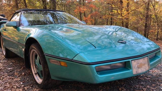 1G1YY6784G5904871 - 1986 CHEVROLET CORVETTE GREEN photo 2