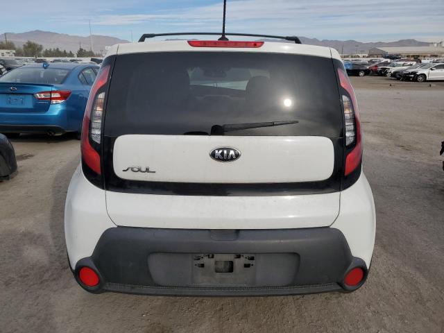 KNDJN2A2XF7804288 - 2015 KIA SOUL WHITE photo 6