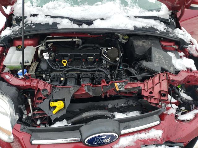 1FADP3F20EL359643 - 2014 FORD FOCUS SE RED photo 11