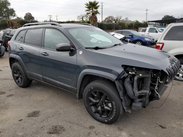 1C4PJMBS1GW277670 - 2016 JEEP CHEROKEE TRAILHAWK GRAY photo 4