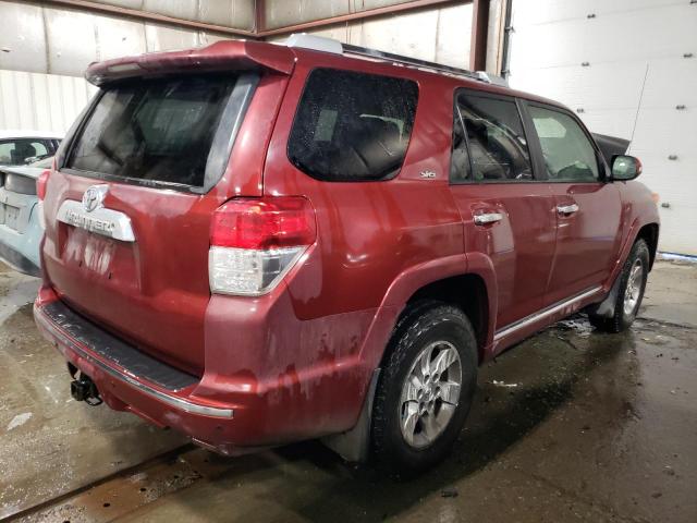 JTEBU5JR5C5099389 - 2012 TOYOTA 4RUNNER SR5 BURGUNDY photo 3