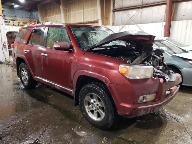 JTEBU5JR5C5099389 - 2012 TOYOTA 4RUNNER SR5 BURGUNDY photo 4