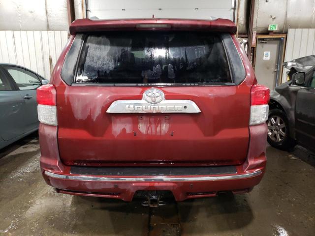 JTEBU5JR5C5099389 - 2012 TOYOTA 4RUNNER SR5 BURGUNDY photo 6