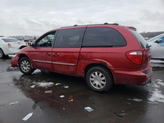 2A4GP54L06R624854 - 2006 CHRYSLER TOWN & COU TOURING წითელი ფოტო 2