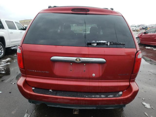 2A4GP54L06R624854 - 2006 CHRYSLER TOWN & COU TOURING RED photo 6