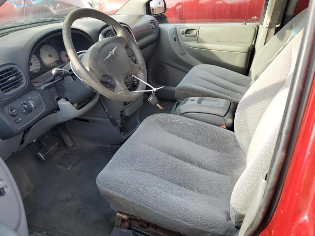 2A4GP54L06R624854 - 2006 CHRYSLER TOWN & COU TOURING წითელი ფოტო 7