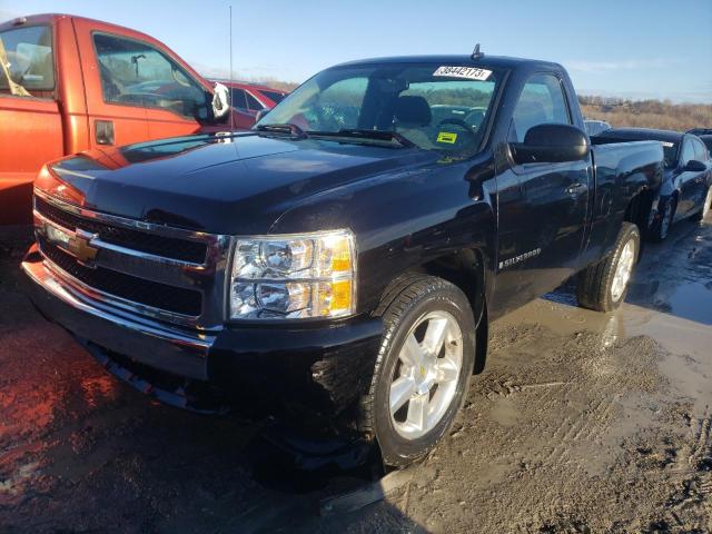 1GCEC14XX8Z143345 - 2008 CHEVROLET SILVERADO2 C1500 BLACK photo 1