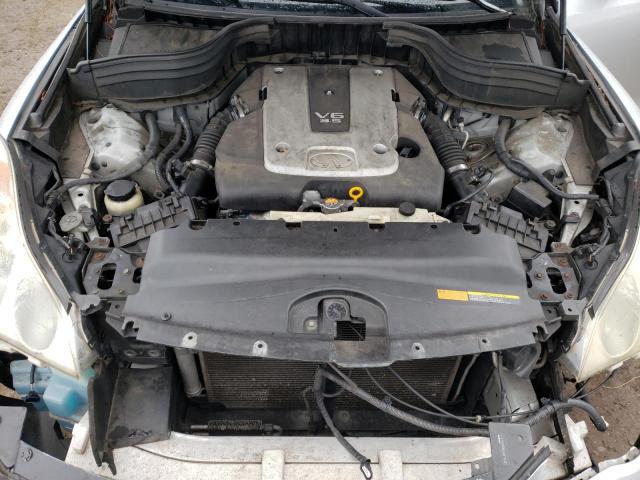 JN1AJ0HR8BM851711 - 2011 INFINITI EX35 BASE Արծաթագույն լուսանկար 11