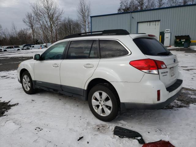 4S4BRBKC4A3359199 - 2010 SUBARU OUTBACK 2.5I LIMITED WHITE photo 2