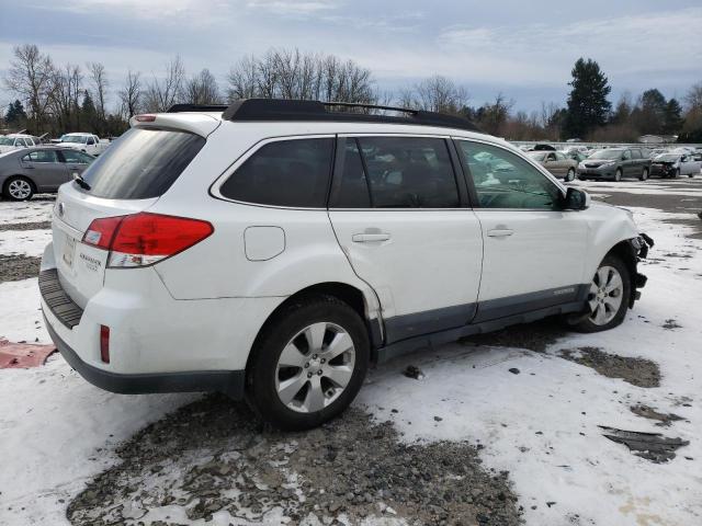 4S4BRBKC4A3359199 - 2010 SUBARU OUTBACK 2.5I LIMITED WHITE photo 3