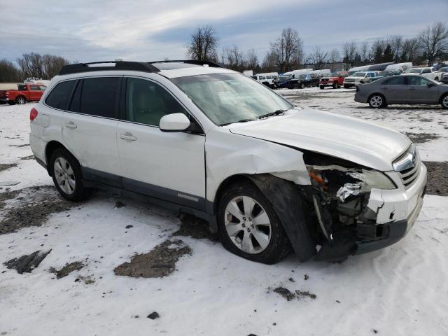 4S4BRBKC4A3359199 - 2010 SUBARU OUTBACK 2.5I LIMITED WHITE photo 4