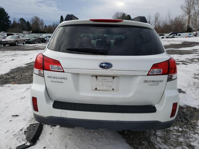 4S4BRBKC4A3359199 - 2010 SUBARU OUTBACK 2.5I LIMITED WHITE photo 6