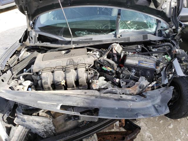 3N1AB7AP1FL695493 - 2015 NISSAN SENTRA S GRAY photo 11