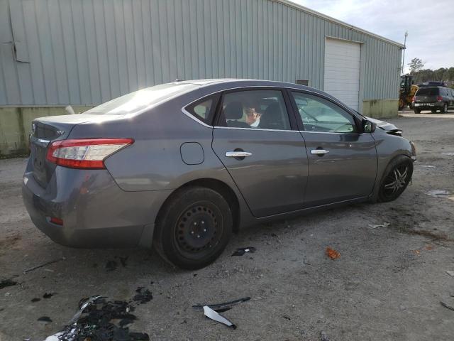 3N1AB7AP1FL695493 - 2015 NISSAN SENTRA S GRAY photo 3