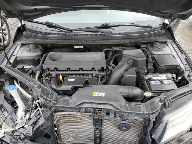 KNAFU6A21D5743273 - 2013 KIA FORTE EX GRAY photo 11