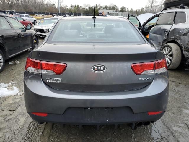 KNAFU6A21D5743273 - 2013 KIA FORTE EX GRAY photo 6