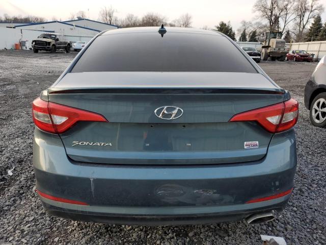 5NPE24AF4GH263583 - 2016 HYUNDAI SONATA SE BLUE photo 6