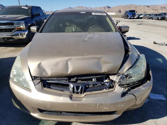 1HGCM66555A057790 - 2005 HONDA ACCORD EX TAN photo 5