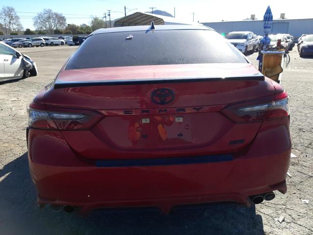 4T1KZ1AK3NU065022 - 2022 TOYOTA CAMRY TRD RED photo 6