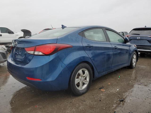 KMHDH4AE8FU380021 - 2015 HYUNDAI ELANTRA SE BLUE photo 3