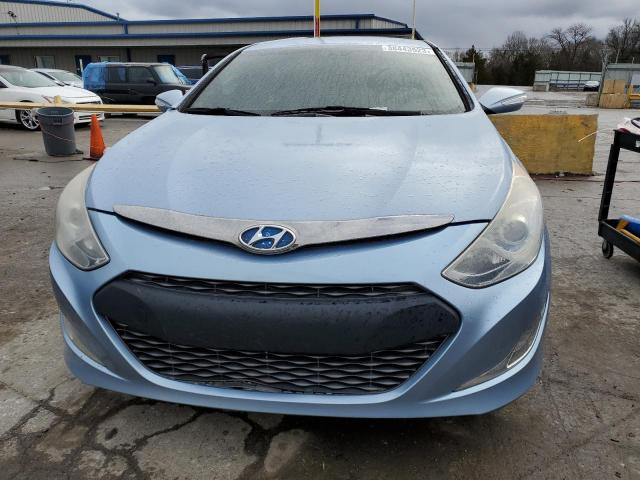 KMHEC4A45CA024262 - 2012 HYUNDAI SONATA HYBRID BLUE photo 5