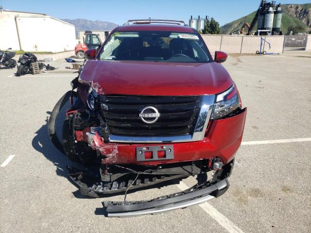 5N1DR3CA9NC272903 - 2022 NISSAN PATHFINDER SL RED photo 5