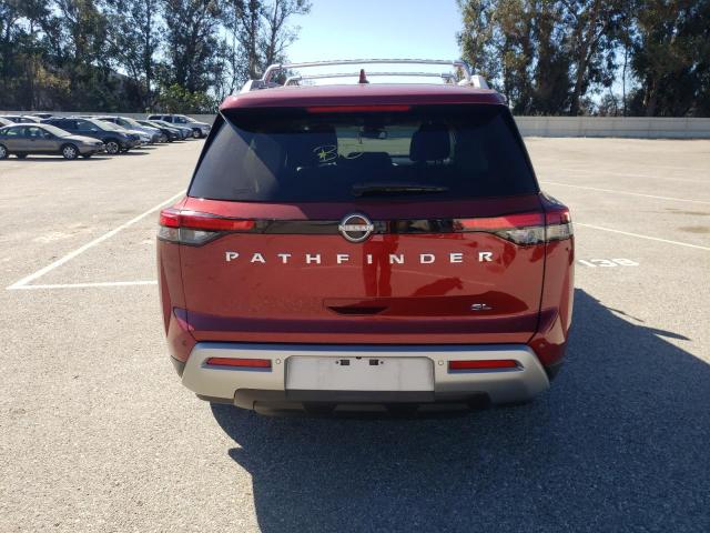 5N1DR3CA9NC272903 - 2022 NISSAN PATHFINDER SL RED photo 6