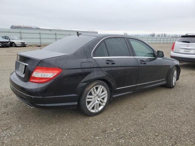 WDDGF54X78R016047 - 2008 MERCEDES-BENZ C 300 BLACK photo 3