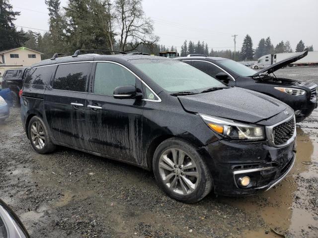 KNDME5C17G6118493 - 2016 KIA SEDONA SXL BLACK photo 4