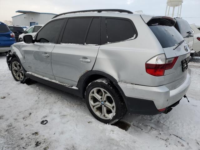 WBXPC9C49AWJ37271 - 2010 BMW X3 XDRIVE30I SILVER photo 2