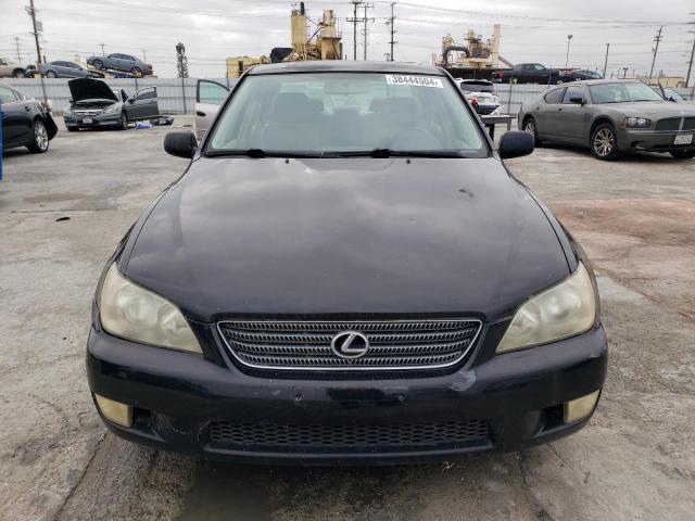 JTHBD182810027178 - 2001 LEXUS IS 300 BLACK photo 5