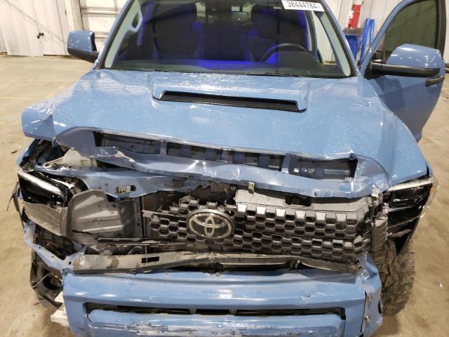 5TFUY5F19KX778217 - 2019 TOYOTA TUNDRA DOUBLE CAB SR/SR5 BLUE photo 11