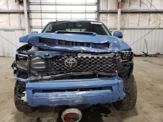 5TFUY5F19KX778217 - 2019 TOYOTA TUNDRA DOUBLE CAB SR/SR5 BLUE photo 5