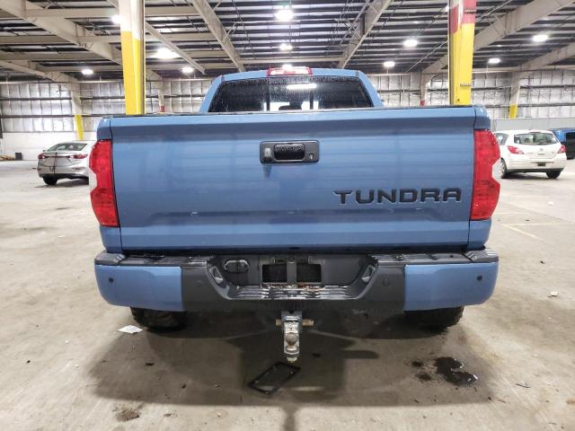 5TFUY5F19KX778217 - 2019 TOYOTA TUNDRA DOUBLE CAB SR/SR5 BLUE photo 6