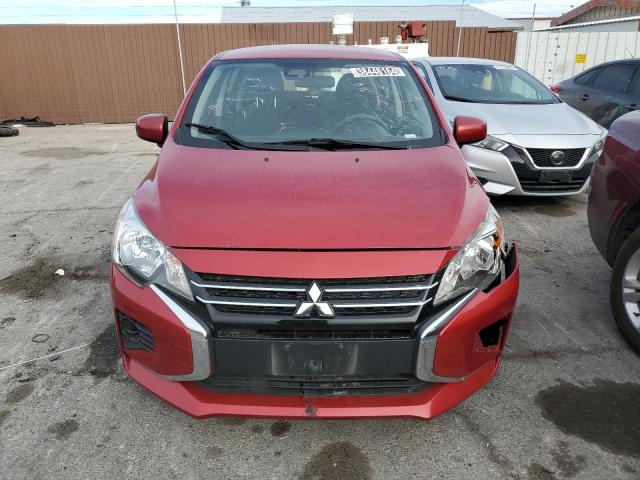 ML32AUHJ4MH005965 - 2021 MITSUBISHI MIRAGE ES RED photo 5