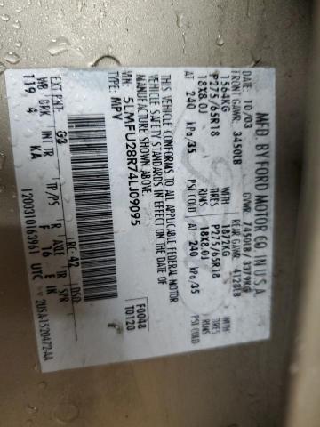 5LMFU28R74LJ09095 - 2004 LINCOLN NAVIGATOR 奶油色 照片 13