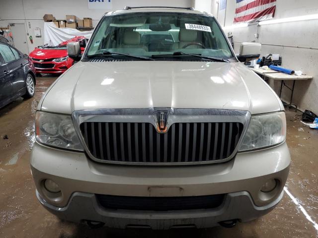 5LMFU28R74LJ09095 - 2004 LINCOLN NAVIGATOR CREAM photo 5