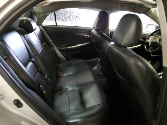 1NXBU4EE8AZ171979 - 2010 TOYOTA COROLLA BASE SILVER photo 10