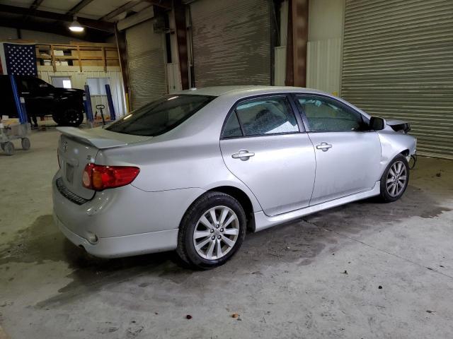 1NXBU4EE8AZ171979 - 2010 TOYOTA COROLLA BASE SILVER photo 3