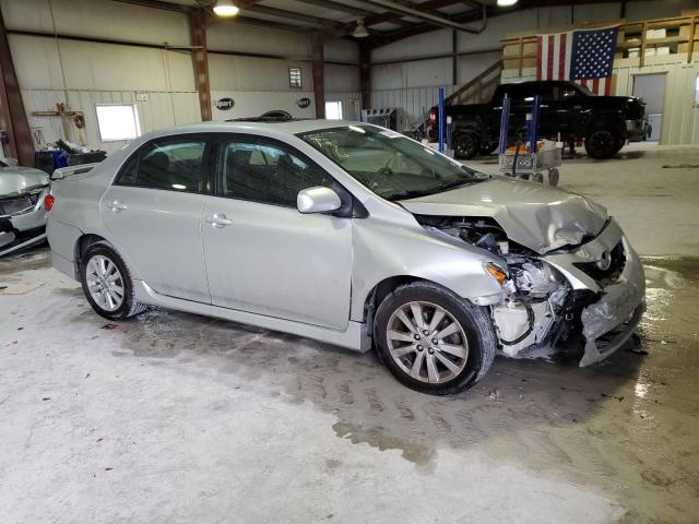 1NXBU4EE8AZ171979 - 2010 TOYOTA COROLLA BASE SILVER photo 4