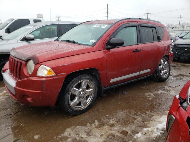 1J8FF57W07D144496 - 2007 JEEP COMPASS LIMITED RED photo 1