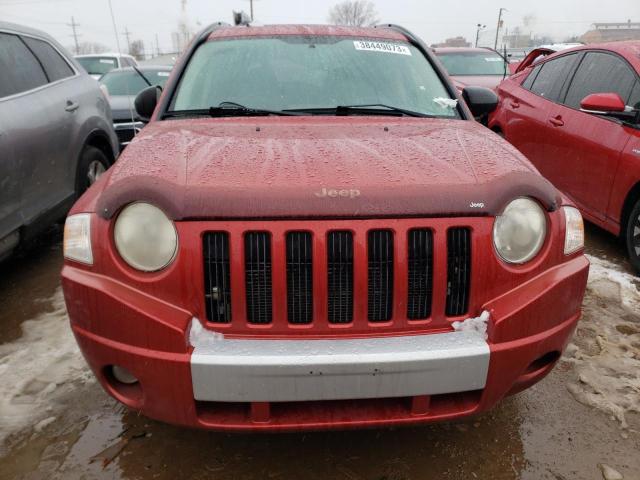1J8FF57W07D144496 - 2007 JEEP COMPASS LIMITED RED photo 5